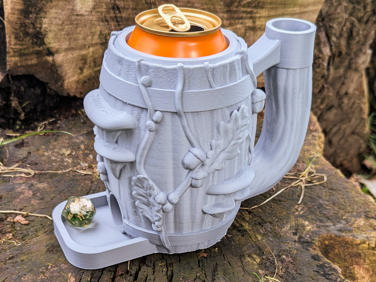 DnD Druid Tankard and Dice Tower Combo